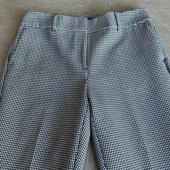 Ann Taylor - Black & White Check Ankle Pants - SZ 8 - Picture 1 of 12